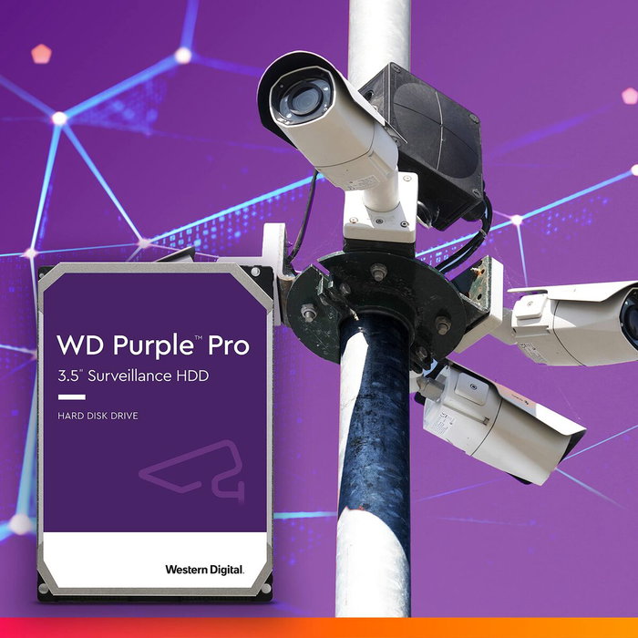 Western Digital Purple Pro 22 TB 3.5 SATA III 7200 RPM 512 MB Western Digital Purple Pro 22 TB 3.5 SATA III 7200 RPM 512 MB