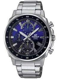 Edifice EFV-600D-2AVUEF Reloj de Cuarzo para Hombre en Acero Inoxidable con Correa Gris, EDI4549526271717