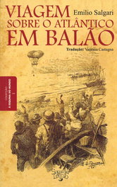 Viagem sobre o Atlântico em Balão, Emilio Salgari - SOPA DE LETRAS