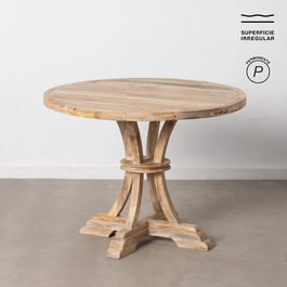 Mesa Comedor Blanco Rozado 100 X 100 X 76 cm