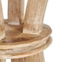 Ixia Mesa de Comedor Blanco Rozado 100 x 100 x 76 cm