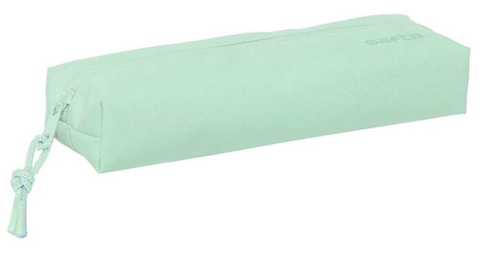 Safta Portatodo Rectangular C/Goma Elast. Light Green 22x4x7 cm