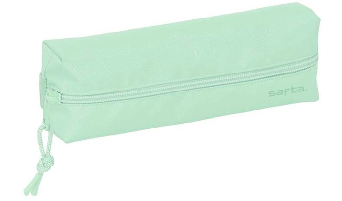 Safta Portatodo Rectangular C/Goma Elast. Light Green 22x4x7 cm