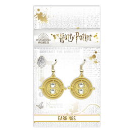 THE CARAT SHOP Pendientes Tornero del Tiempo Harry Potter de Aleación de Zinc Chapados en Oro
