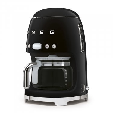 Smeg DCF02BLEU Cafetera de Goteo Estilo 50's Negra