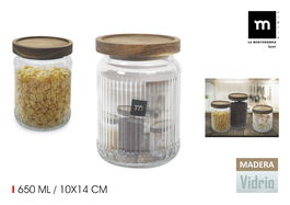 Anna Tarro Vidrio T/Mad. 650ml Relieve La Mediterranea 10 x 14cm (12 Unidades)