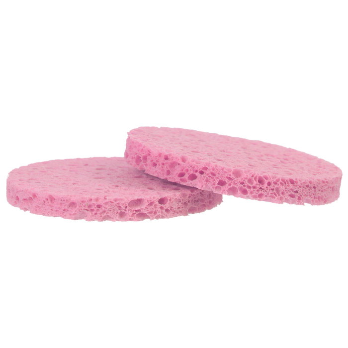 Cosmetic Club Juego de 2 Esponjas Desmaquillantes Reutilizables y Lavables Colores Surtidos para Todo Tipo de Piel