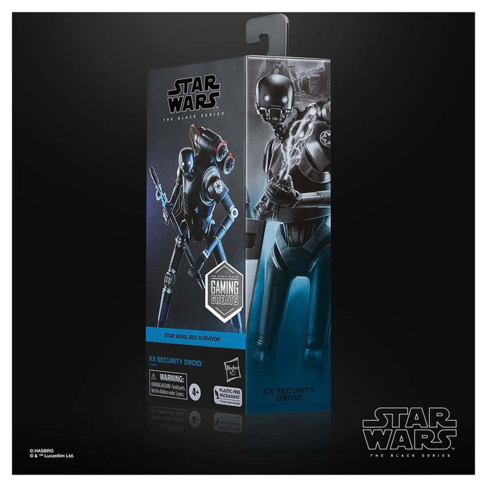 Hasbro Figura Droide Seguridad KX 15 Star Wars The Black Series 6 Pulgadas Jedi: Survivor