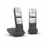 Gigaset A690 Duo Negro, Plata