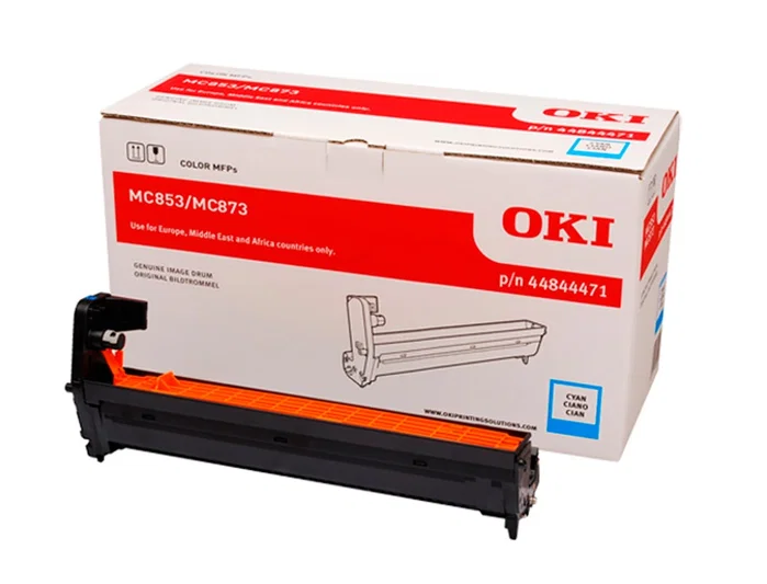 Oki Unidad de tambor Cian 44844471 para MC853/MC873/MC883