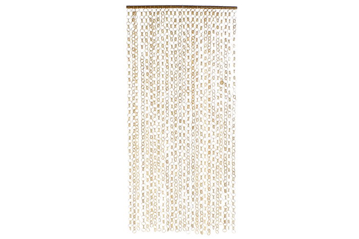 DKD Home Decor Cortina Balines Natural 5 x 205 x 90 cm