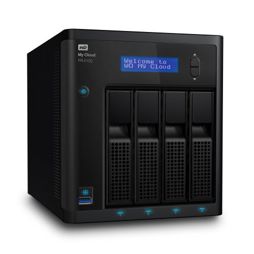 Western Digital My Cloud PR4100 NAS Escritorio Ethernet Negro N3710