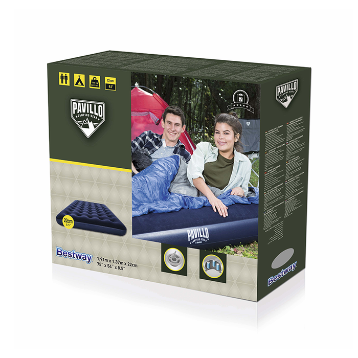 Bestway Colchon Doble 191x137x22 cm Hinchable y Camping 67002