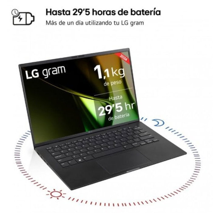 LG Gram 14Z90S-G.AD78B con Intel Core Ultra 7, 32 GB RAM, 1 TB SSD y pantalla de 14 pulgadas