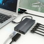Aisens USB-C Dock 12 en 1 ASUC-12P017-GR Gris