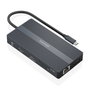 Aisens USB-C Dock 12 en 1 ASUC-12P017-GR Gris