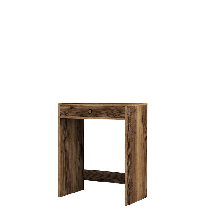 Hanah Home Mesa de Maquillaje Lizbon - Nogal, Ancho 70 cm, Profundidad 84.7 cm, Altura 40 cm