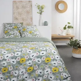 Today 116195 Juego de Cama Sunshine para 2 Personas, Estampado, Algodón, 260x240cm
