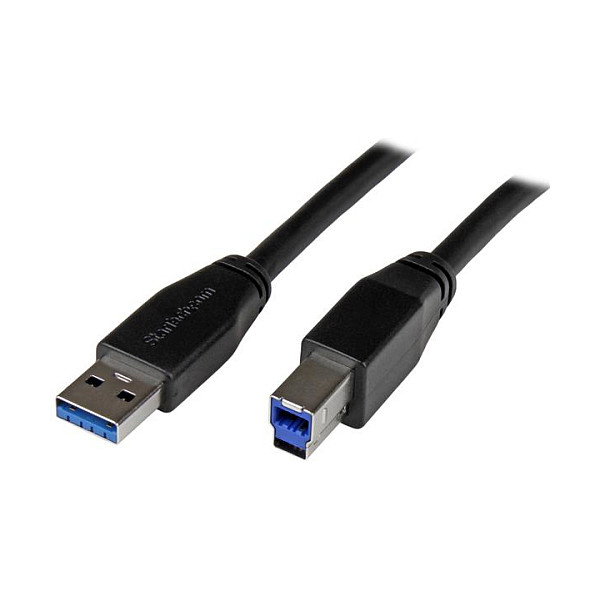 StarTech.com Cable Activo USB 3.0 SuperSpeed 10m USB-A a USB-B Negro StarTech.com Cable Activo USB 3.0 SuperSpeed 10m USB-A a USB-B Negro