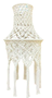 DKD Home Decor Pantalla de Lámpara de Algodón Macramé Tejido a Mano, Crudo