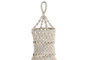 DKD Home Decor Pantalla Algodón Crudo Macramé 30 x 30 x 30 cm
