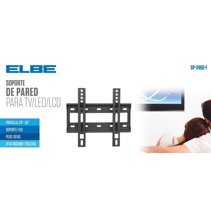 Elbe SP-2460-F Soporte de Pared Fijo para TV de 24'' a 40'' Elbe SP-2460-F Soporte de Pared Fijo para TV de 24'' a 40''