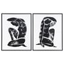 Cuadro Pintura Figuras 2/M Lienzo 84 X 5 X 104 cm (Set de 2)