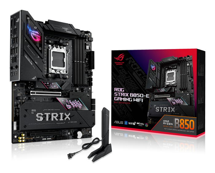ASUS Placa Base ROG Strix B850-E Gaming WiFi (90MB1J60-M0EAY0) - Negro ASUS Placa Base ROG Strix B850-E Gaming WiFi (90MB1J60-M0EAY0) - Negro