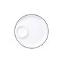 Plato Dipear Porcelana Gastro Black Quid 25 cm (12 Unidades)