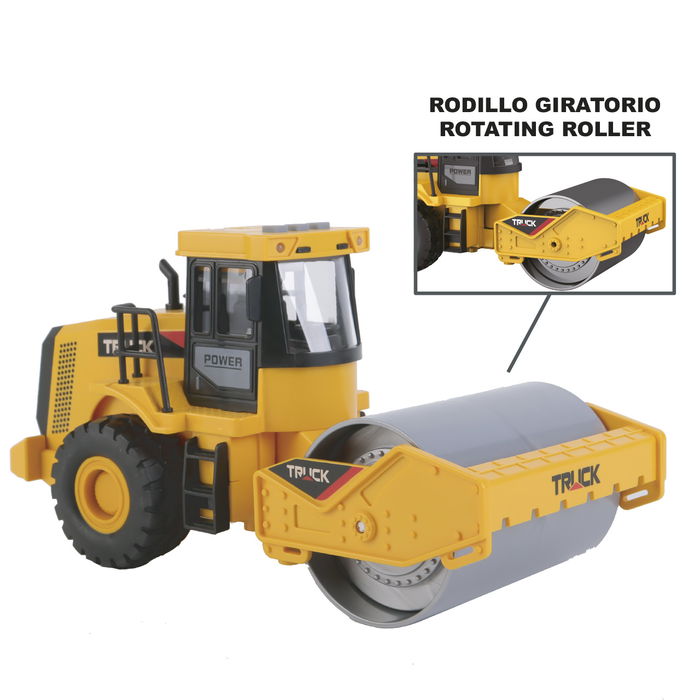 Tachan Apisonadora 1:16 con Luz y Sonido Heroes de Ciudad Juguete Fricción +3 Años Tachan Apisonadora 1:16 con Luz y Sonido Heroes de Ciudad Juguete Fricción +3 Años