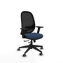 PIQUERAS Y CRESPO Silla de oficina Cilanco Azul marino y Negro