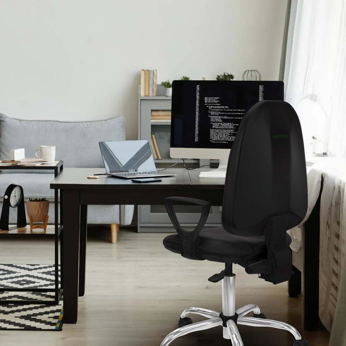 PIQUERAS Y CRESPO Silla de oficina Algarra con mecanismo Asincro y Similpiel Blanco PIQUERAS Y CRESPO Silla de oficina Algarra con mecanismo Asincro y Similpiel Blanco