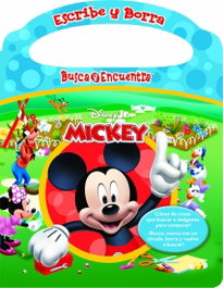 PI KIDS, Escribe y borra, busca y encuentra - Disney Casa de Mickey