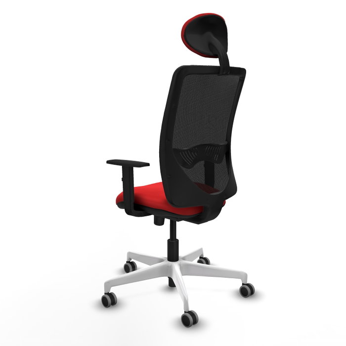 PIQUERAS Y CRESPO Silla de oficina Zulema con mecanismo Sincro, Rojo y Negro PIQUERAS Y CRESPO Silla de oficina Zulema con mecanismo Sincro, Rojo y Negro
