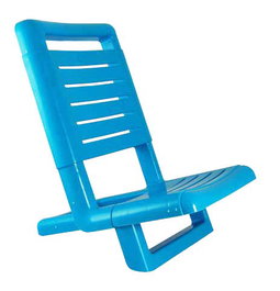 Playa Finstock Silla de Playa Azul Plegable