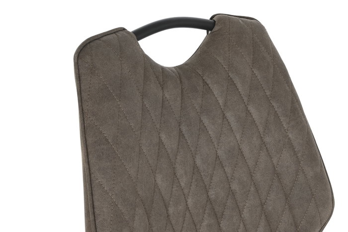 DKD Home Decor Silla Marron Oscuro Negro Poliester Metal 48 x 88.5 x 60 cm (4 Unidades)