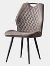 DKD Home Decor Silla Marron Oscuro Negro Poliester Metal 48 x 88.5 x 60 cm (4 Unidades)
