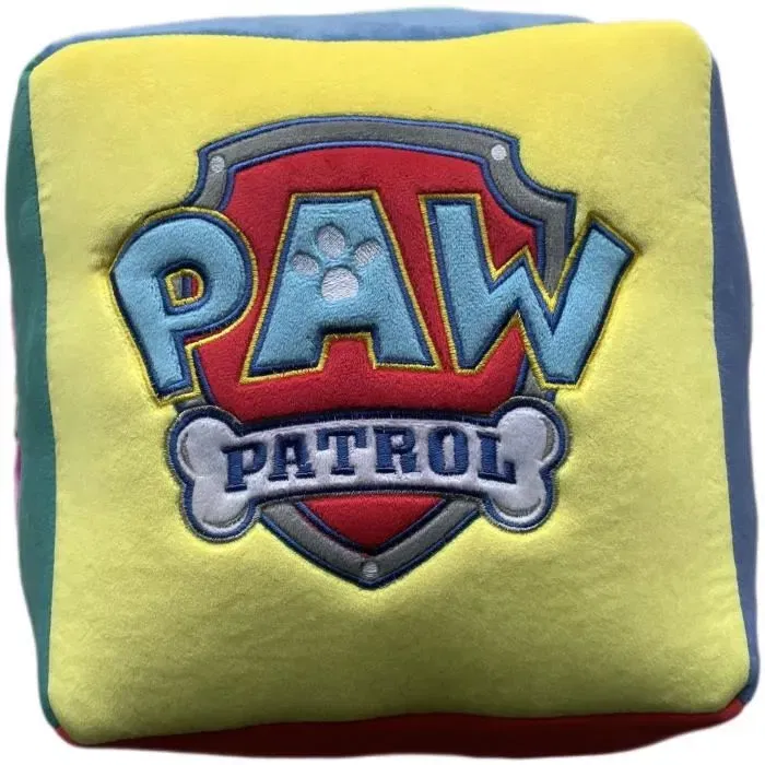 Pat' Patrouille Cojín Cubo Patrulla Canina Microfibra 25 x 25 x 25 cm PAT3700891702003