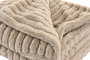 DKD Home Decor Rabit fur april 25 a Manta Beige 170 x 130 cm (2 Unidades)