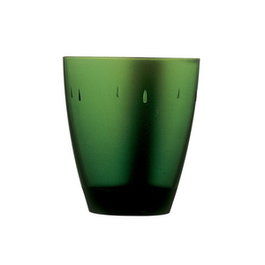 Mepra Vaso de Agua de Policarbonato 33 cl, Color Esmeralda (Set de 6)