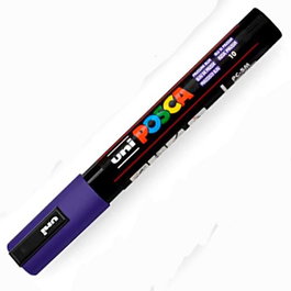 Posca PC-5M Marcador No Permanente Punta Bala 1,8-2,5 mm Azul Prusia Set 6 Unidades (Set de 6)