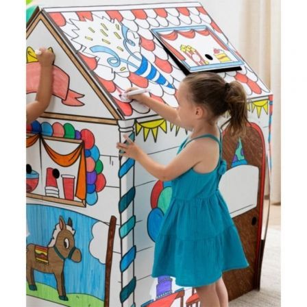 Bankers Box 100142505 Casa Cumpleaños para Pintar de Cartón, 813 x 965 x 1213 mm