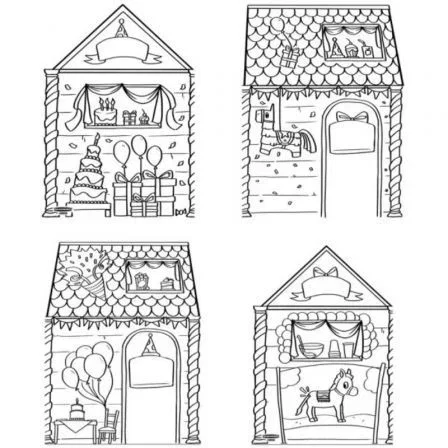 Bankers Box 100142505 Casa Cumpleaños para Pintar de Cartón, 813 x 965 x 1213 mm