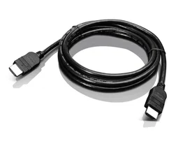 Lenovo Cable HDMI a HDMI 2 Metros, Negro, 10.2 Gbit/s, 1080p, Macho-Macho
