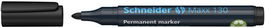 Marcador Permanente Schneider Maxx 130 Conico Negro (Set de 10)