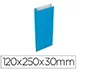 Basika Sobre de papel con fuelle celeste XS 120x250x30 mm paquete de 25 unidades