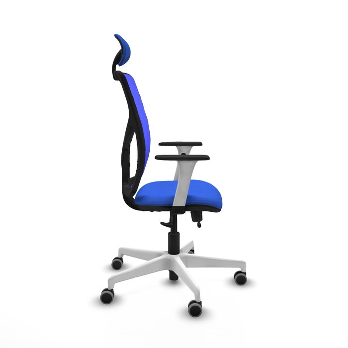 PIQUERAS Y CRESPO Silla de oficina Motilla Azul con mecanismo Sincro/Traslack PIQUERAS Y CRESPO Silla de oficina Motilla Azul con mecanismo Sincro/Traslack