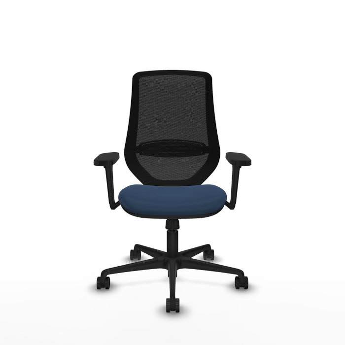 PIQUERAS Y CRESPO Silla de oficina Mardos con mecanismo Sincro, Azul marino y Negro PIQUERAS Y CRESPO Silla de oficina Mardos con mecanismo Sincro, Azul marino y Negro
