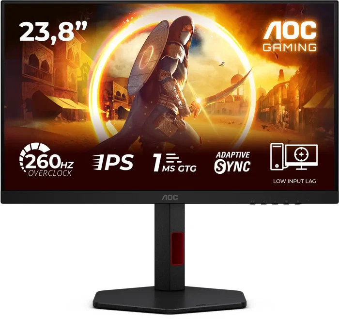 AOC 24G4ZR Gaming Monitor 23.8 pulg. Fast IPS 260Hz OC Full HD
