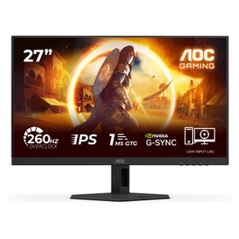 AOC Monitor Gaming 24G4ZR 23.8" Fast IPS 1920x1080 260Hz 2xHDMI 2.0 DP 1.4